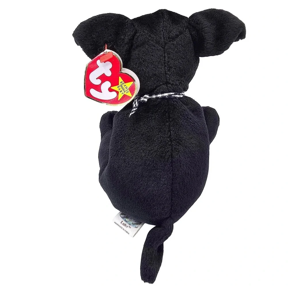 Ty Beanie Baby LUKE (Black Lab) MWMT 1998/99 PE Pellets 
